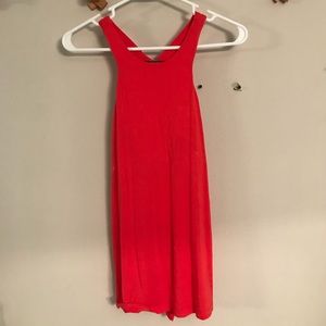 Pinkish orange soft top